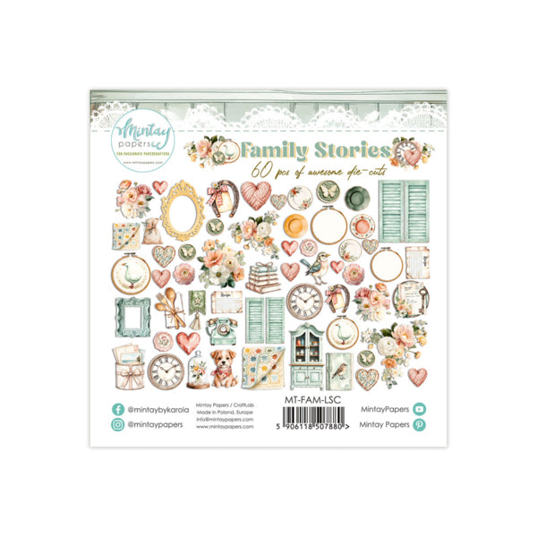 Mintay Papers Family Stories - Paper Die Cuts