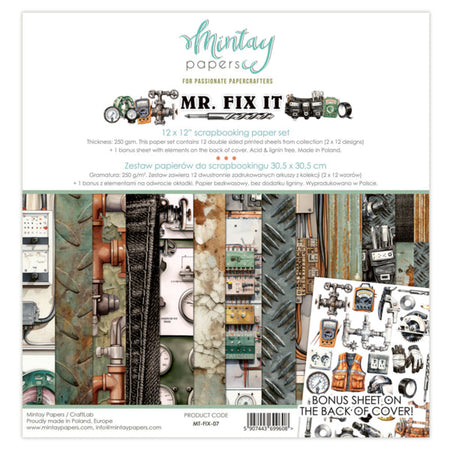 Mintay Papers Mr. Fix It - Collection Kit