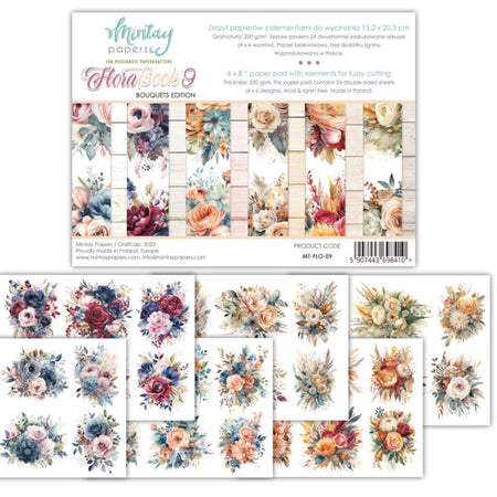 Mintay Papers - Flora 9 Fussy Cutting 6x8 Paper Pad