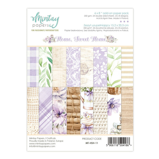 Mintay Papers Home, Sweet Home - 6x8 Add-On Paper Pad