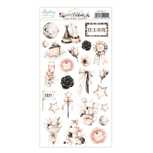 Mintay Papers Let's Celebrate - Paper Stickers Elements