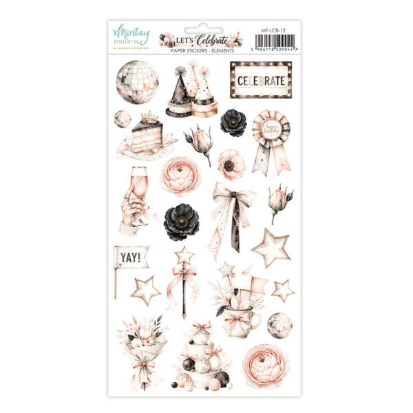 Mintay Papers Let's Celebrate - Paper Stickers Elements