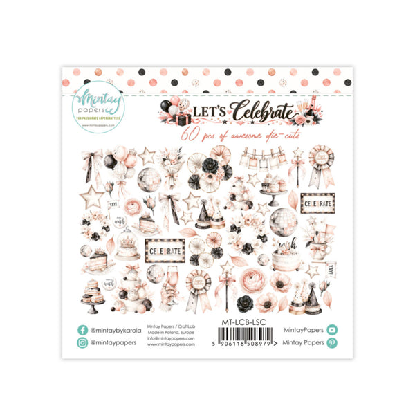 Mintay Papers Let's Celebrate - Paper Die Cuts