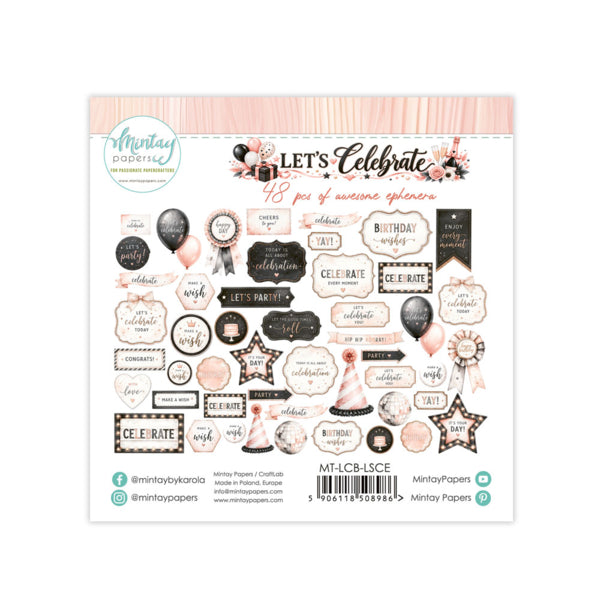 Mintay Papers Let's Celebrate - Paper Ephemera