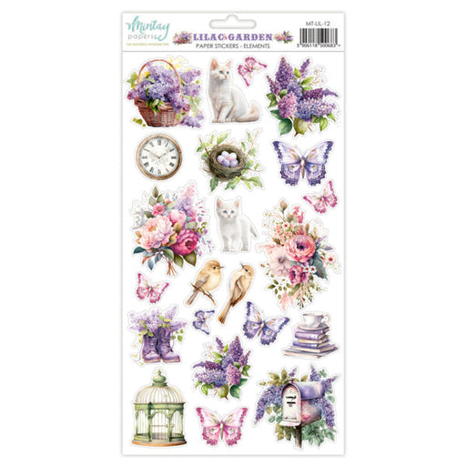 Mintay Papers Lilac Garden - Paper Stickers Elements