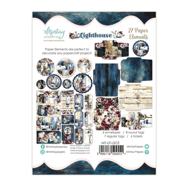 Mintay Papers Lighthouse - Paper Elements