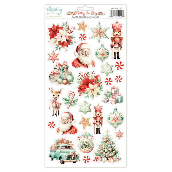 Mintay Papers Merry & Joy - Paper Stickers Elements
