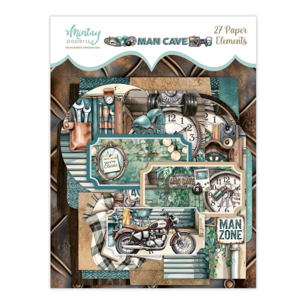 Mintay Papers Man Cave - Paper Elements