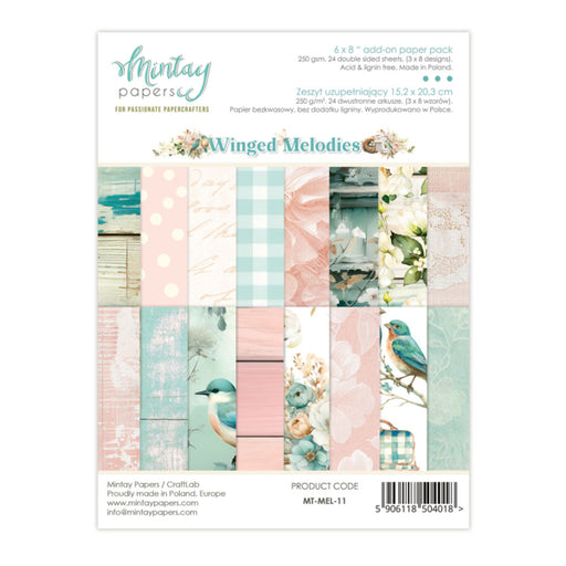 Mintay Papers Winged Melodies - 6x8 Add-On Paper Pad