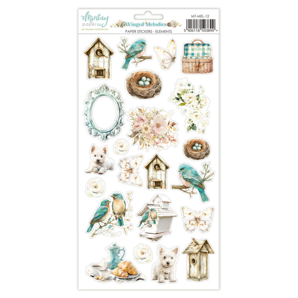 Mintay Papers Winged Melodies - Paper Stickers Elements
