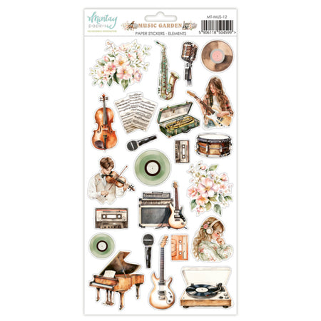 Mintay Papers Music Garden - Paper Stickers Elements