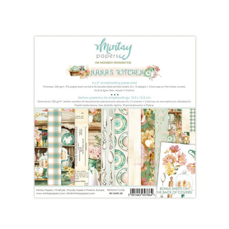 Mintay Papers Nana's Kitchen - 6x6 Paper Pad