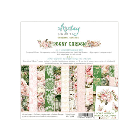 Mintay Papers Peony Garden - 6x6 Paper Pad