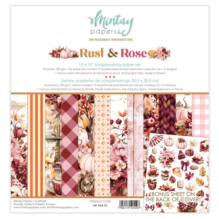 Mintay Papers Rust & Rose - Collection Kit