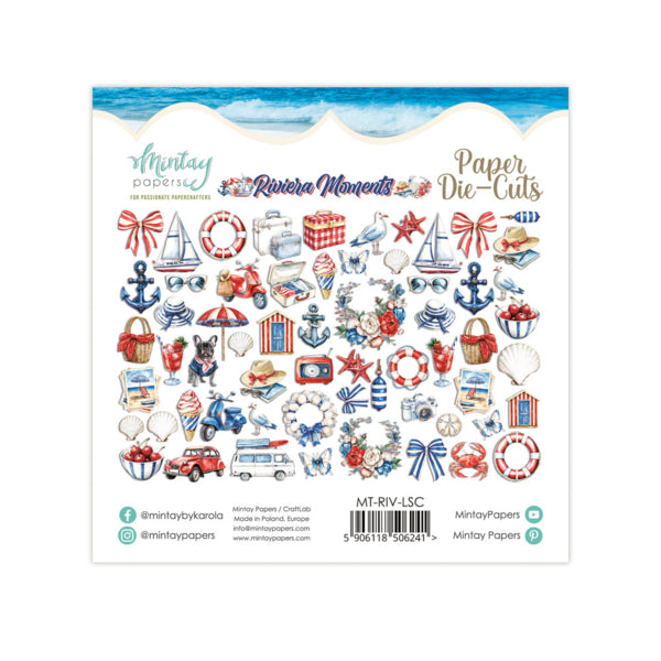 Mintay Papers Riviera Moments - Paper Die Cuts
