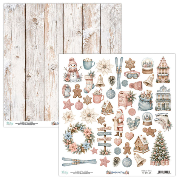 Mintay Papers Snowberry Lane - Elements Paper