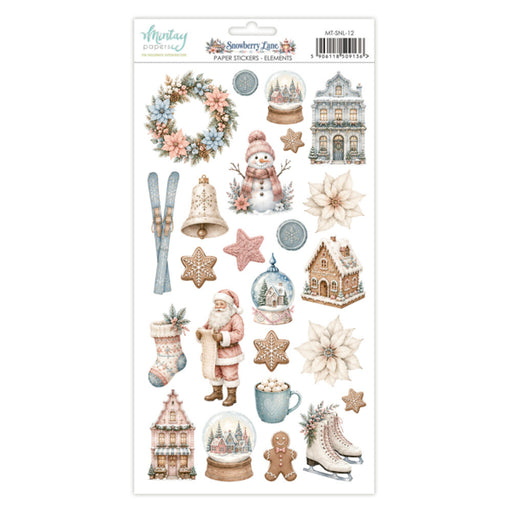 Mintay Papers Snowberry Lane - Paper Stickers Elements