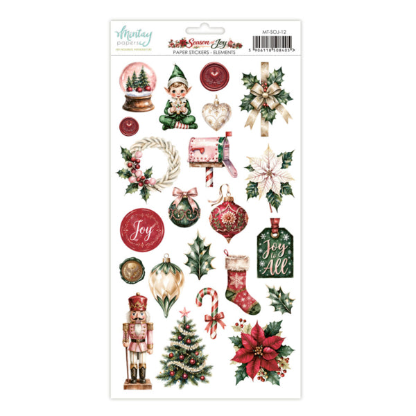 Mintay Papers Season Of Joy - Paper Stickers Elements