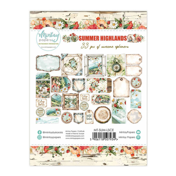 Mintay Papers Summer Highlands - Paper Ephemera