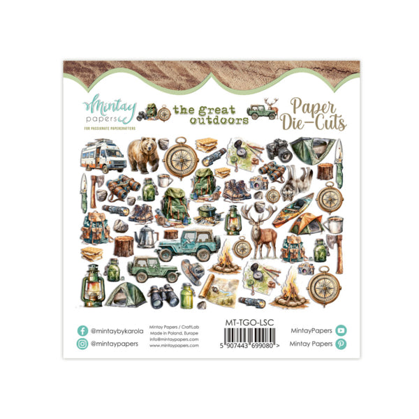 Mintay Papers The Great Outdoors - Paper Die Cuts