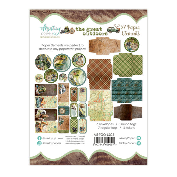 Mintay Papers The Great Outdoors - Paper Elements