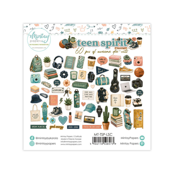 Mintay Papers Teen Spirit - Paper Die Cuts