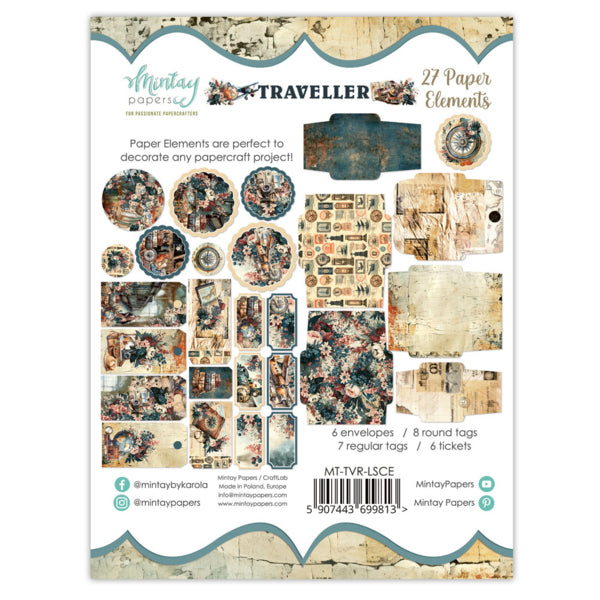 Mintay Papers Traveller - Paper Elements