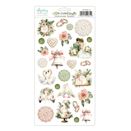 Mintay Papers The Wedding Day - Paper Stickers Elements