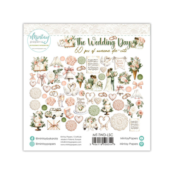 Mintay Papers The Wedding Day - Paper Die Cuts