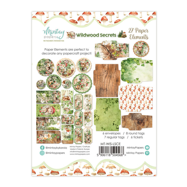 Mintay Papers Wildwood Secrets - Paper Elements