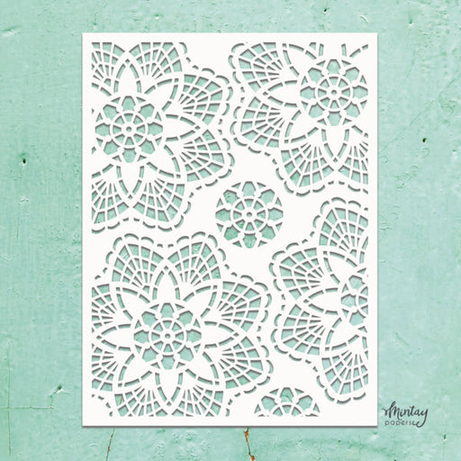 Mintay Papers 6x8 Stencil - Doilies