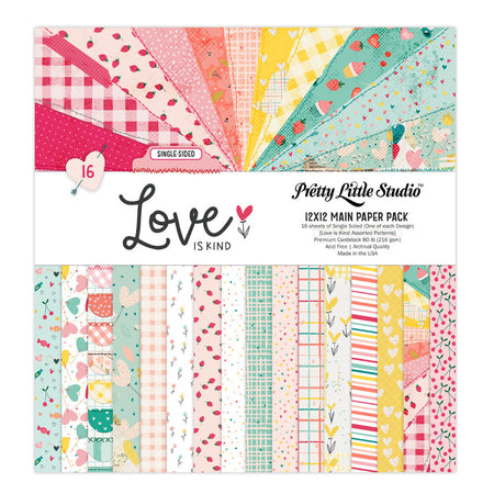 Pretty Little Studio Love Is Kind - 12x12 Main Paper Pack (Single-Sided)