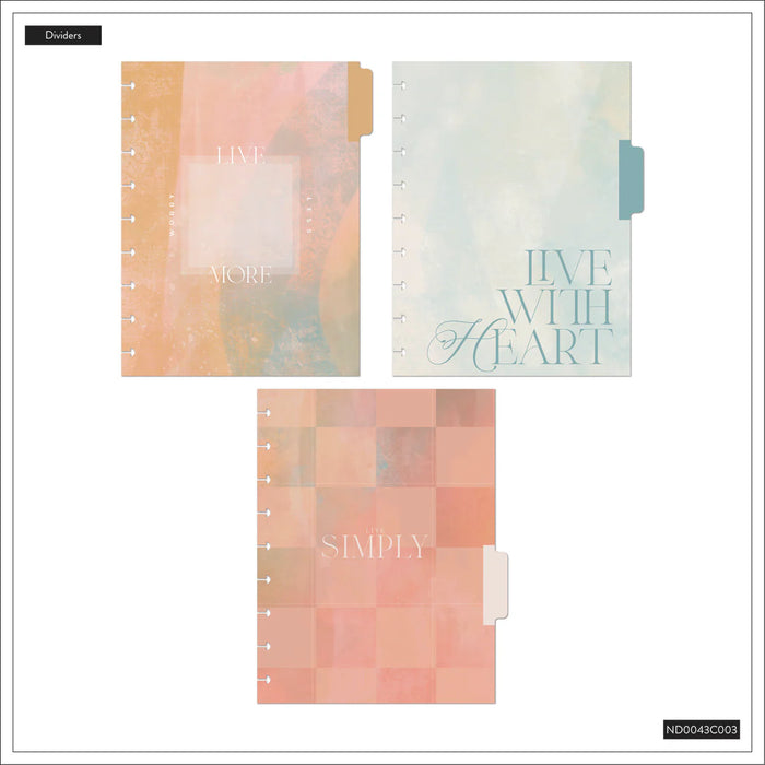 Me & My Big Ideas Happy Planner - Textured Canvas Classic Dotted Lined Notebook