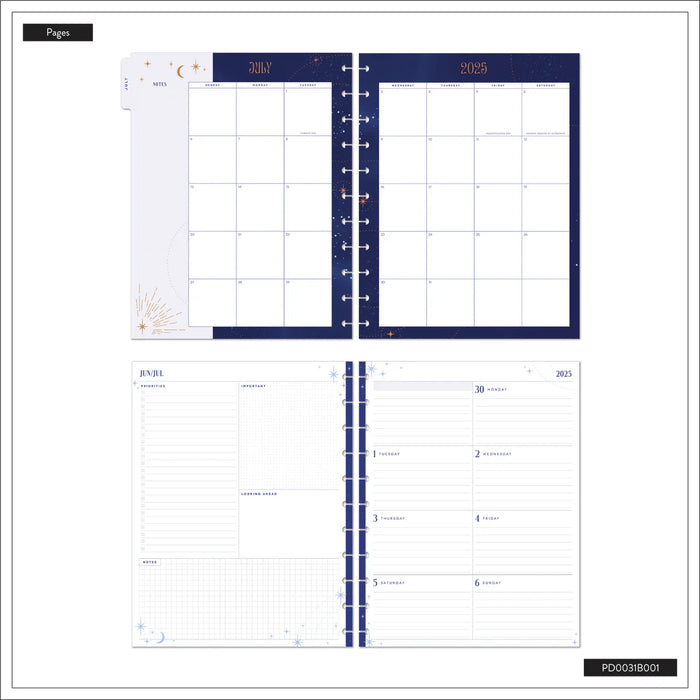 Me & My Big Ideas Happy Planner - Starcrossed Big 18 Month Planner Jul 25 - Dec 26