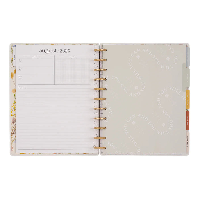 Me & My Big Ideas Happy Planner - Spring Fields Big 18 Month Planner Jul 25 - Dec 26