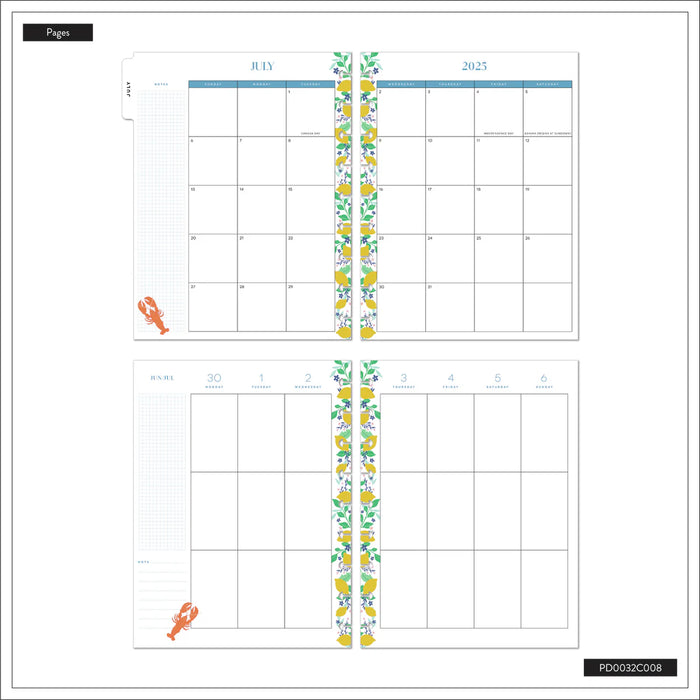 Me & My Big Ideas Happy Planner - Whimsical Seasons Classic 18 Month Planner Jul 25 - Dec 26