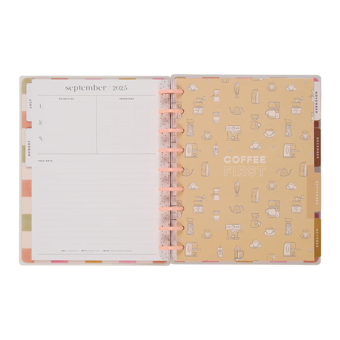 Me & My Big Ideas Happy Planner - Cafecore Classic 18 Month Planner Jul 25 - Dec 26