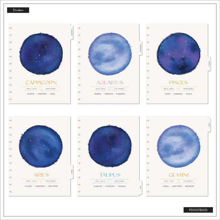 Me & My Big Ideas Happy Planner - Star Signs Big 12 Month Planner Jan 26 - Dec 26