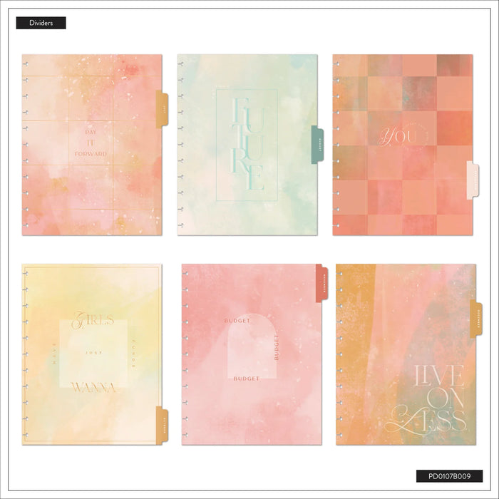 Me & My Big Ideas Happy Planner - Textured Canvas Budget Big 12 Month Planner Jan 26 - Dec 26