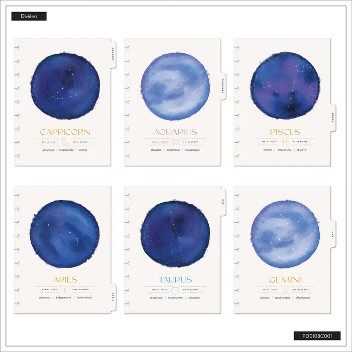 Me & My Big Ideas Happy Planner - Star Signs Classic 12 Month Planner Jan 26 - Dec 26