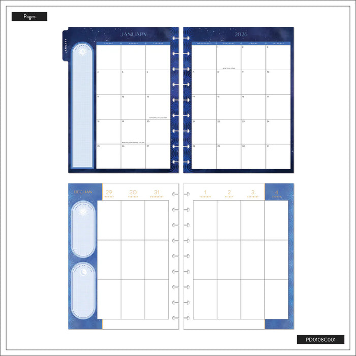 Me & My Big Ideas Happy Planner - Star Signs Classic 12 Month Planner Jan 26 - Dec 26