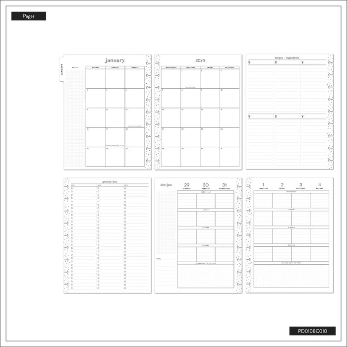 Me & My Big Ideas Happy Planner - Rustic Roots Classic 12 Month Planner Jan 26 - Dec 26