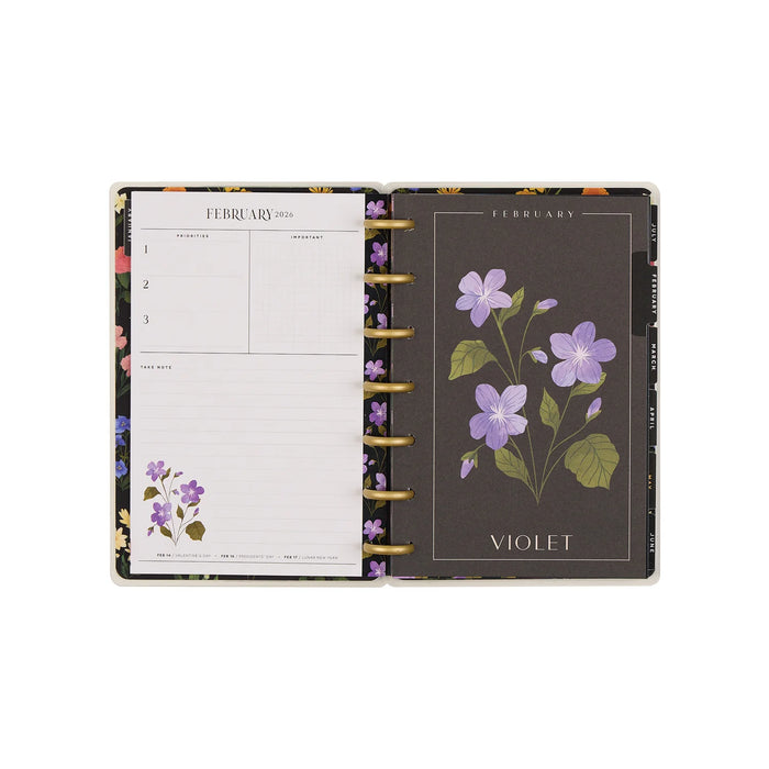 Me & My Big Ideas Happy Planner - Dark Garden Mini 12 Month Planner Jan 26 - Dec 26