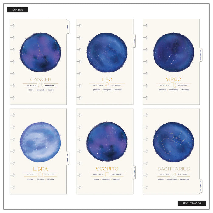 Me & My Big Ideas Happy Planner - Star Signs Mini 12 Month Planner Jan 26 - Dec 26