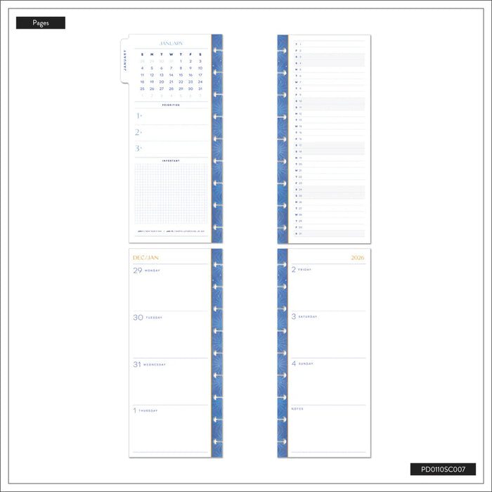 Me & My Big Ideas Happy Planner - Star Signs Skinny 12 Month Planner Jan 26 - Dec 26