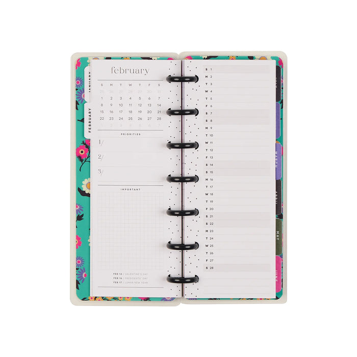 Me & My Big Ideas Happy Planner - Florescent Skinny Mini 12 Month Planner Jan 26 - Dec 26