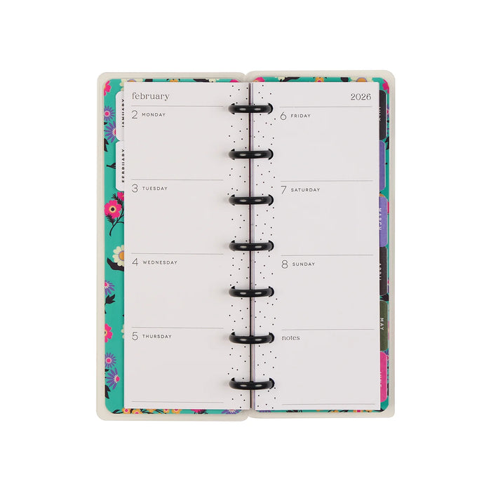 Me & My Big Ideas Happy Planner - Florescent Skinny Mini 12 Month Planner Jan 26 - Dec 26
