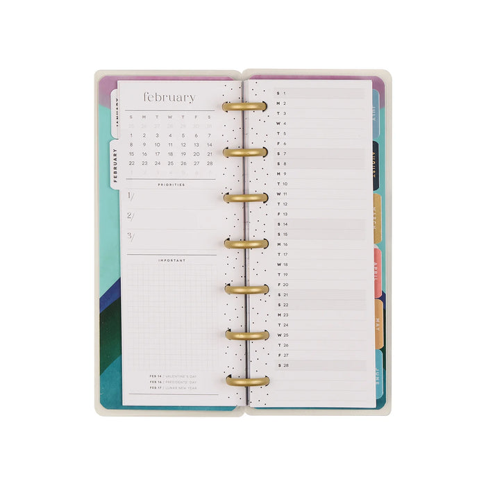 Me & My Big Ideas Happy Planner - Floral Energy Skinny Mini 12 Month Planner Jan 26 - Dec 26