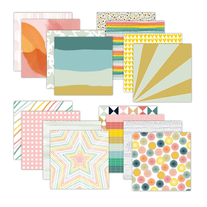 Pretty Little Studio Good Vibrations - 12x12 Paper Pack (Double-Sided)