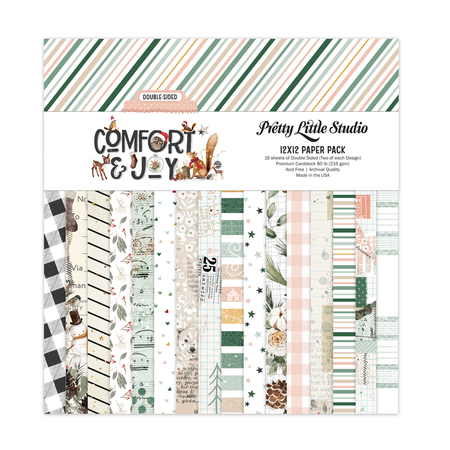 Pretty Little Studio Comfort & Joy - 12x12 Main Paper Pack (Double-Sided)